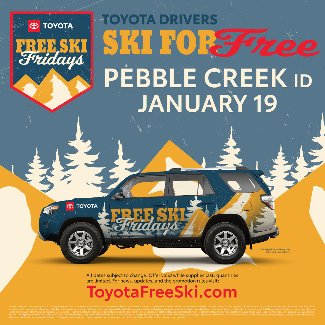 Toyota Ski Free Day Pebble Creek